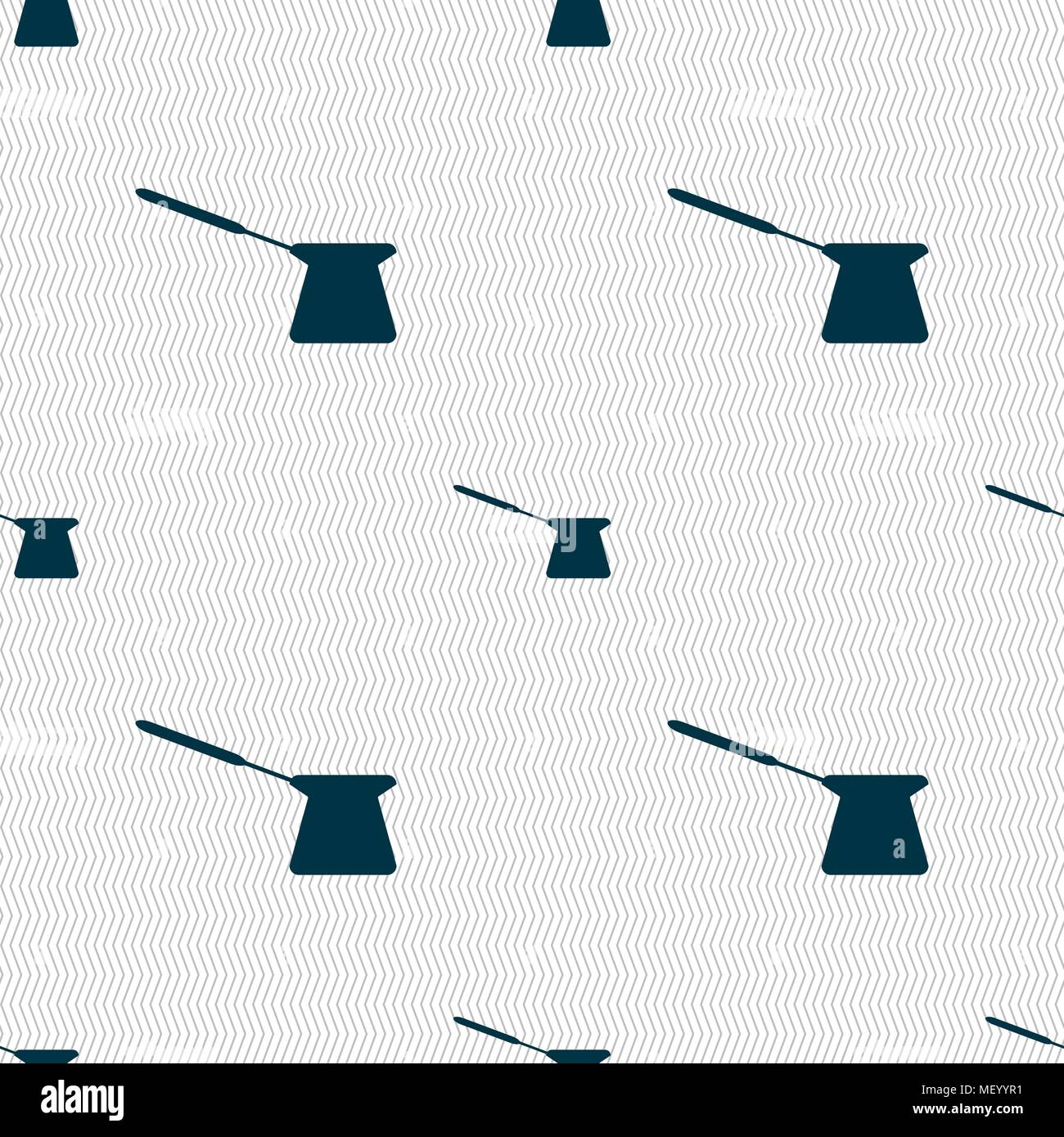 Coffee turk sign. Seamless pattern with geometric texture. Vector ...