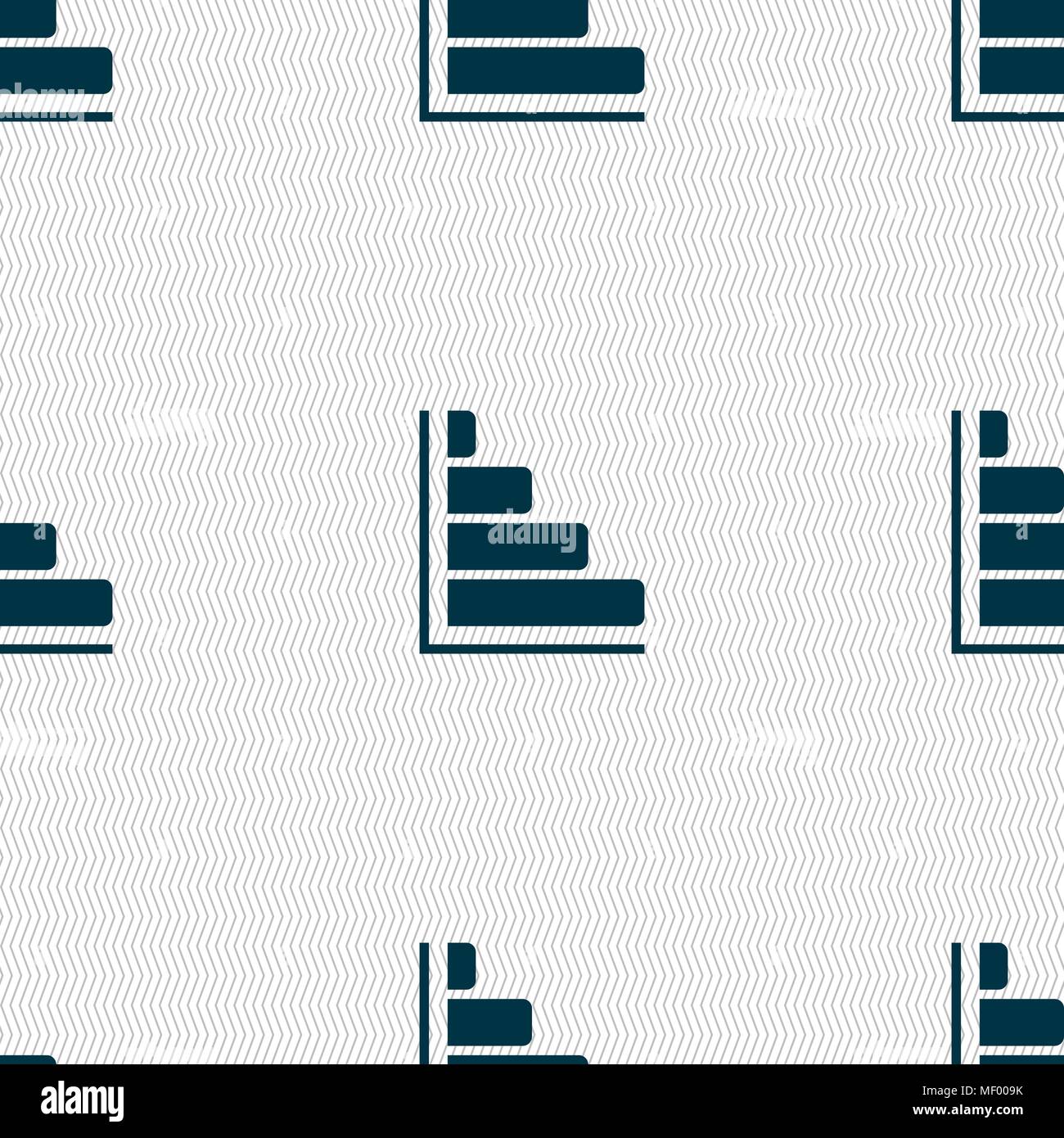 Infographic icon sign. Seamless pattern with geometric texture. Vector ...