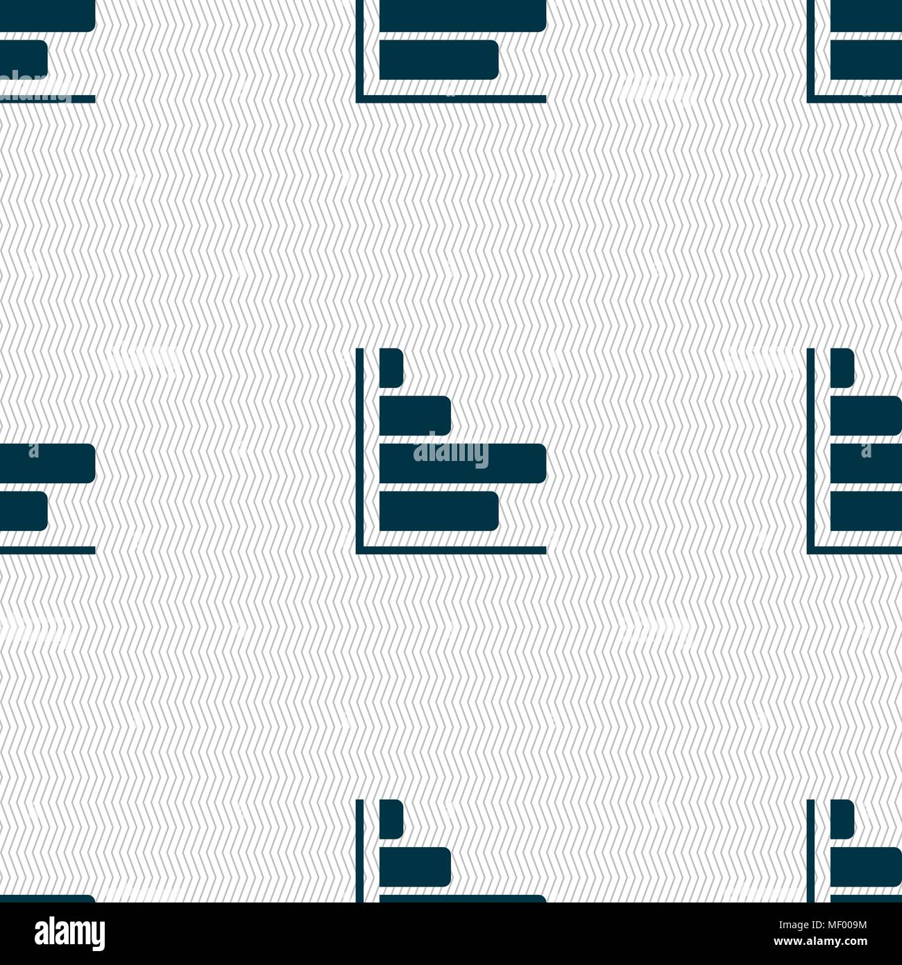 Infographic icon sign. Seamless pattern with geometric texture. Vector ...