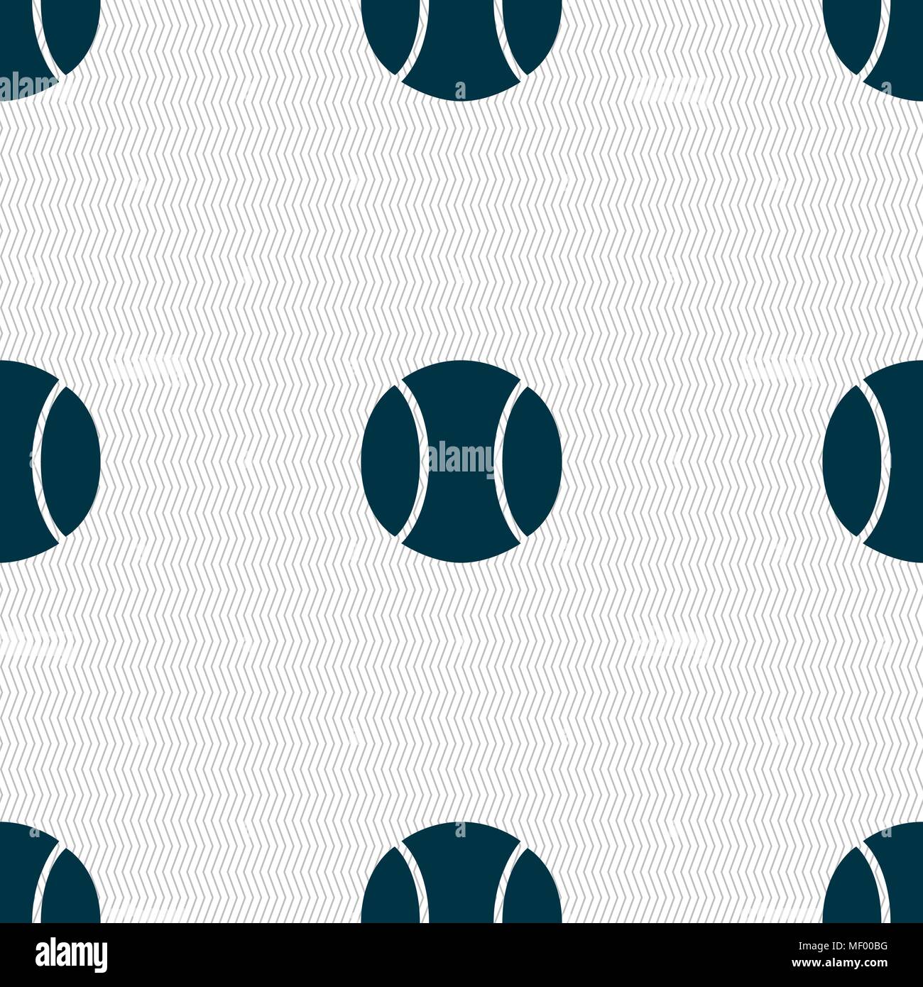 baseball icon sign. Seamless pattern with geometric texture. Vector ...