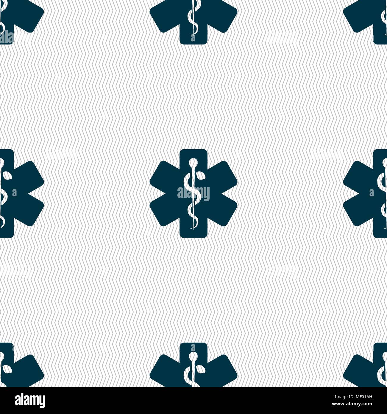 Medicine sign. Seamless pattern with geometric texture. Vector ...
