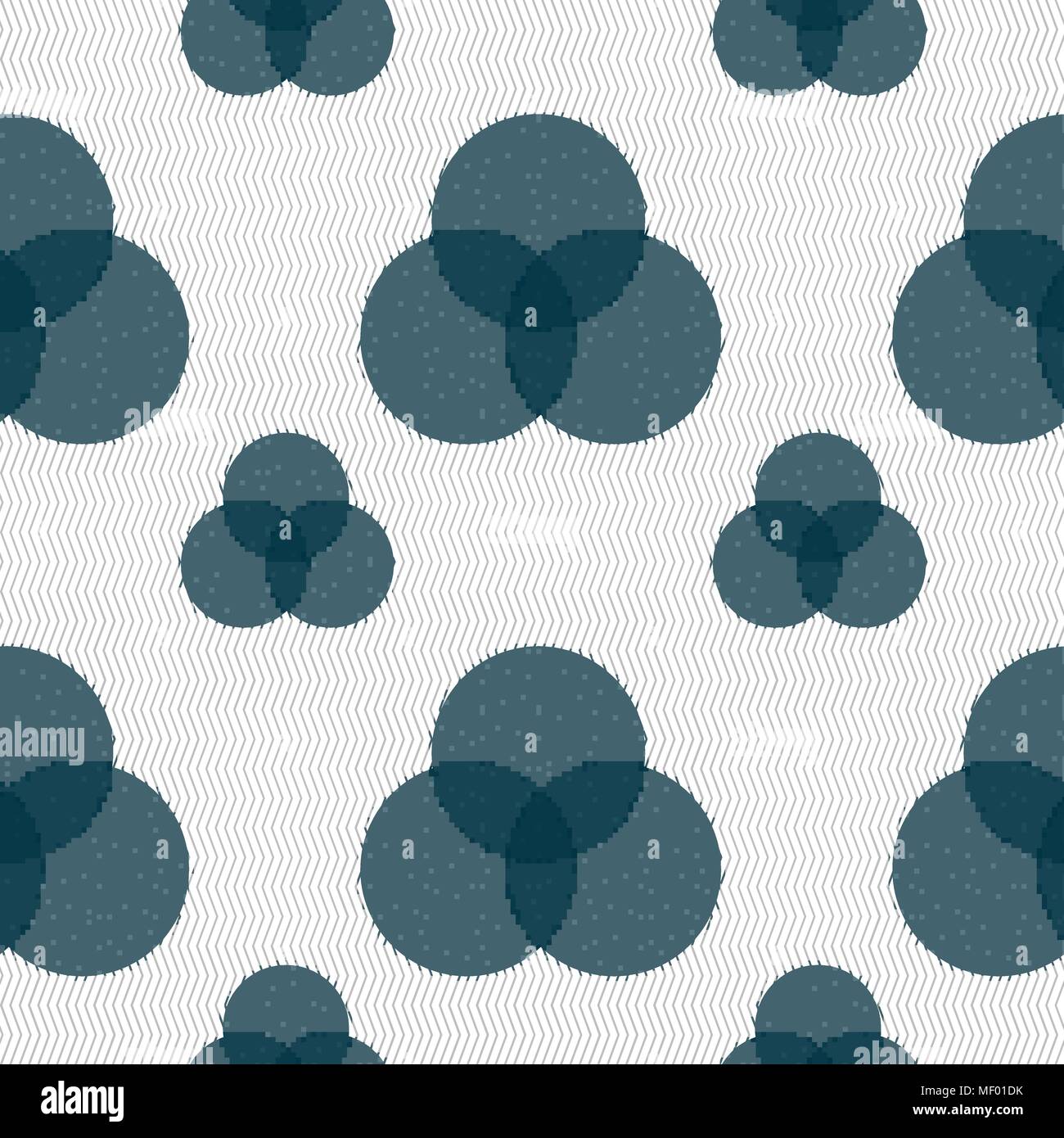Color scheme icon sign. Seamless pattern with geometric texture. Vector ...