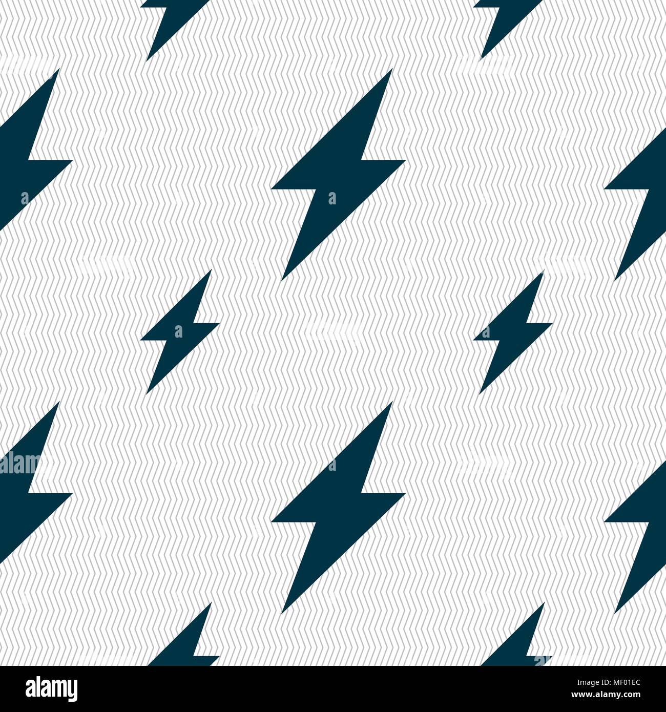 Photo flash icon sign. Seamless pattern with geometric texture. Vector ...