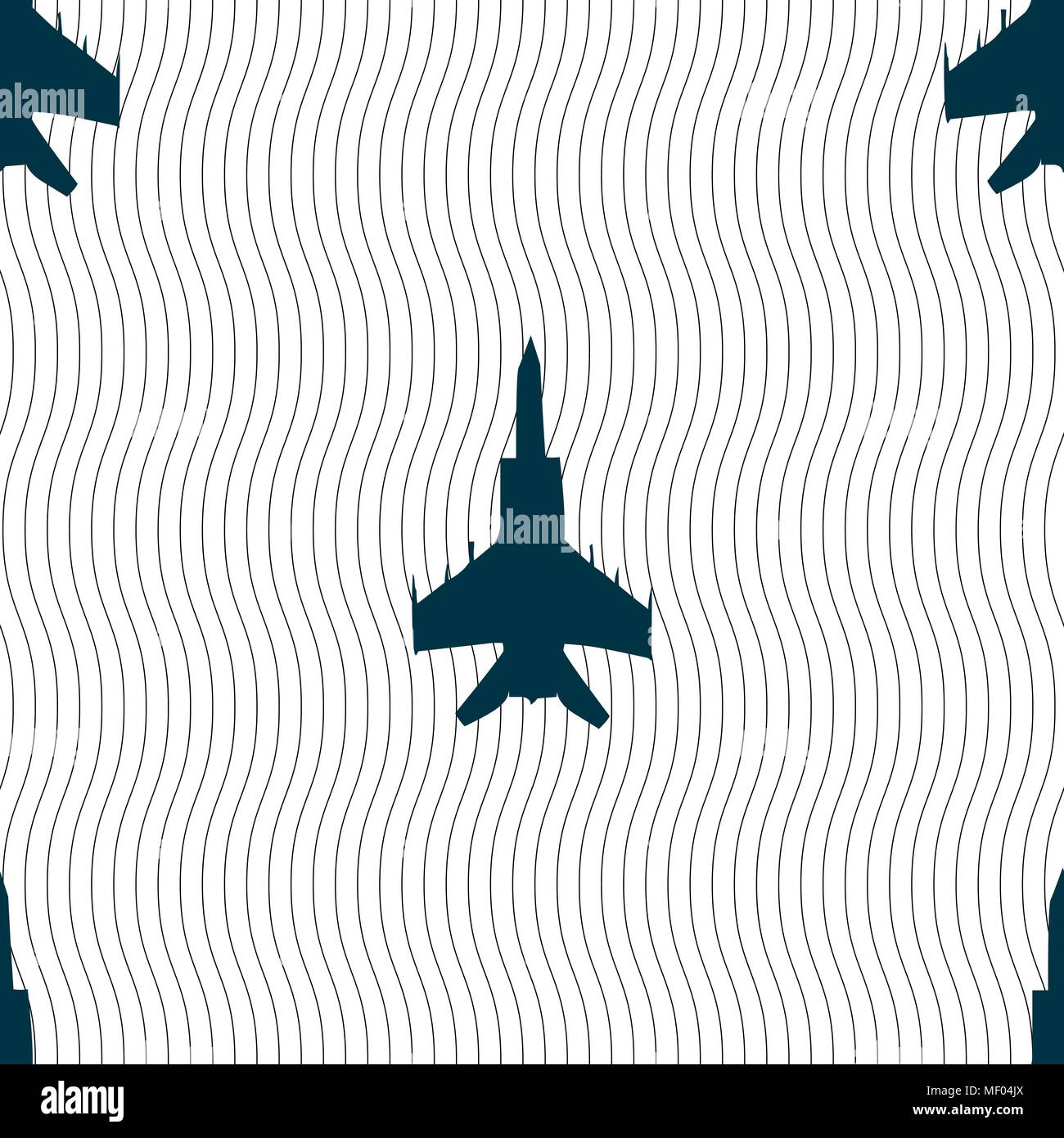fighter icon sign. Seamless pattern with geometric texture. Vector ...