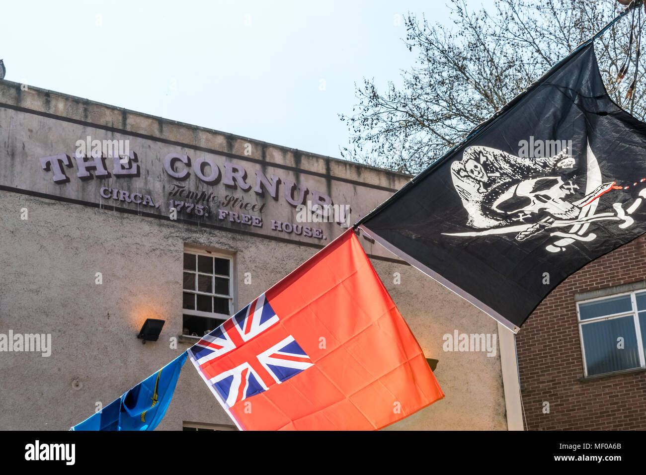 The Cornubia pub. Temple Street, Bristol. UK Stock Photo