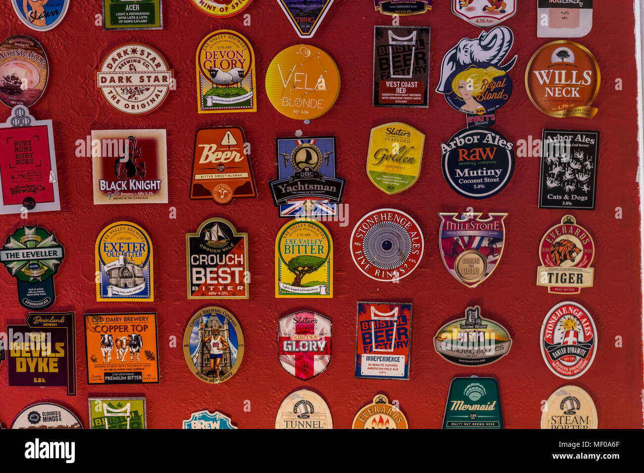 Beer Mats Collection Stock Photos Beer Mats Collection Stock