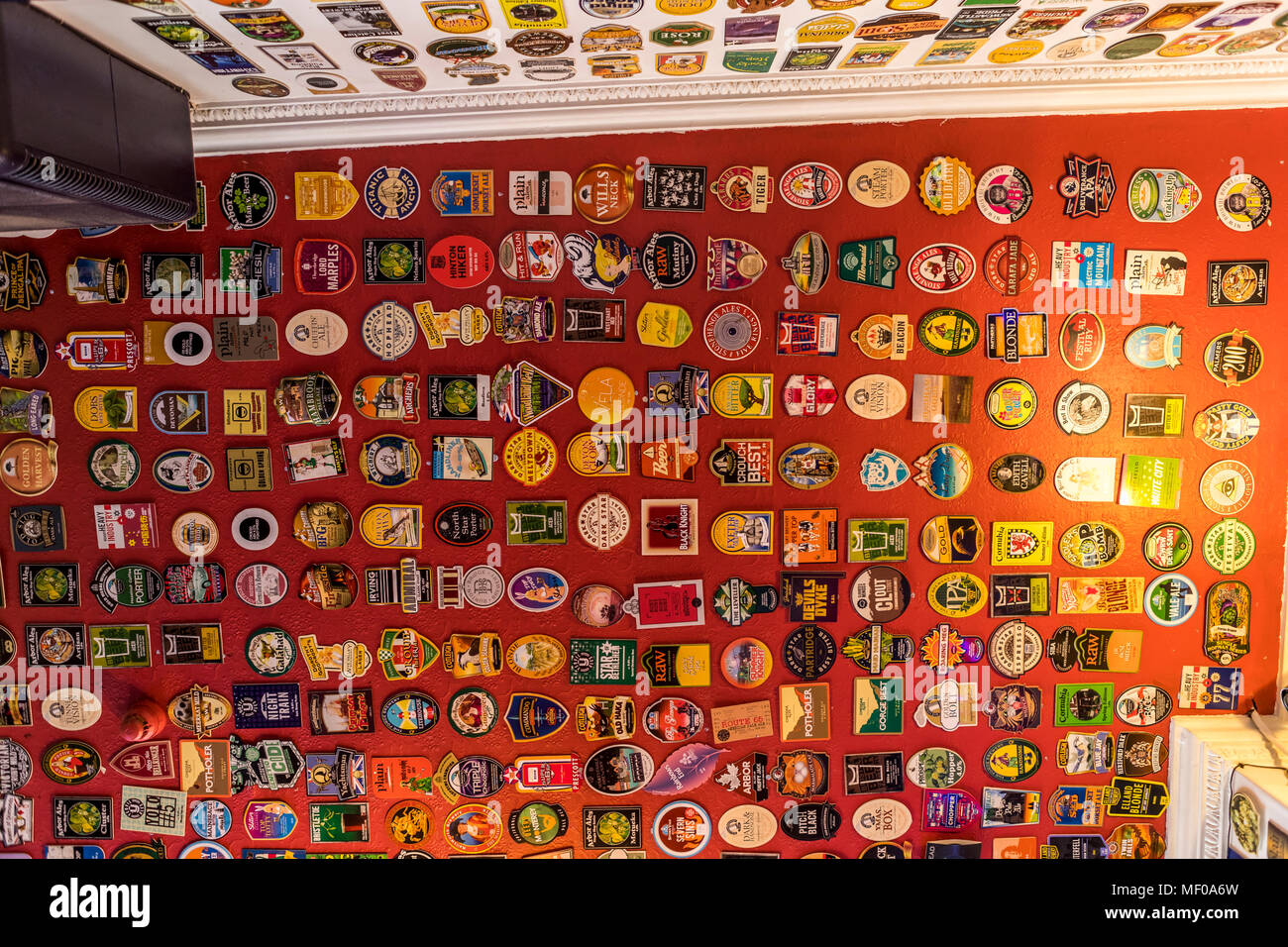 Beer Mats Collection Stock Photos Beer Mats Collection Stock