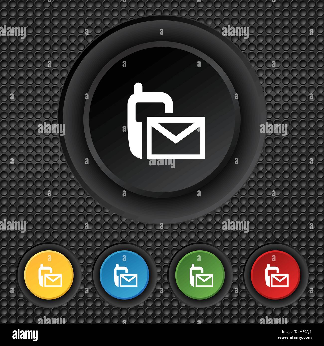 Mail icon. Envelope symbol. Message sms sign.navigation button Set ...