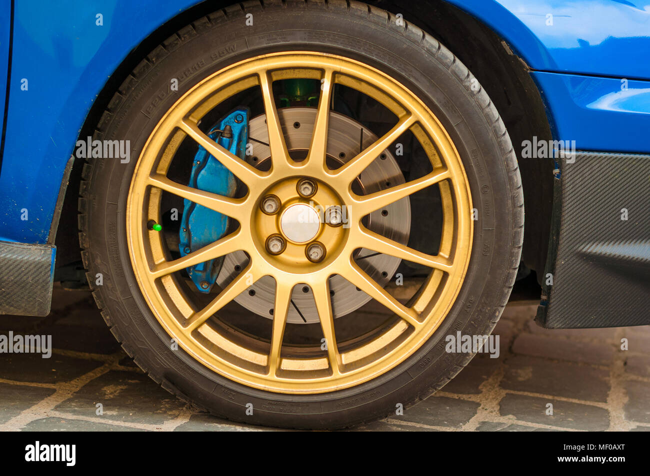 Rally car wheel hi-res stock photography and images - Alamy