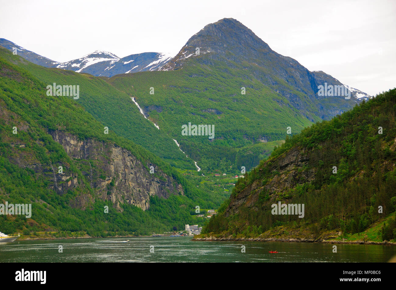 Views of the famous fjord of geirangerfjord, in Norway One of the most