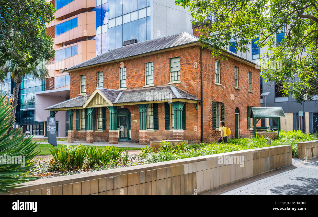Brislington medical & nursing museum, a Georgian building from 1883, Parramatta, Greater Western Sydney; New South Wales, Australia Stock Photo