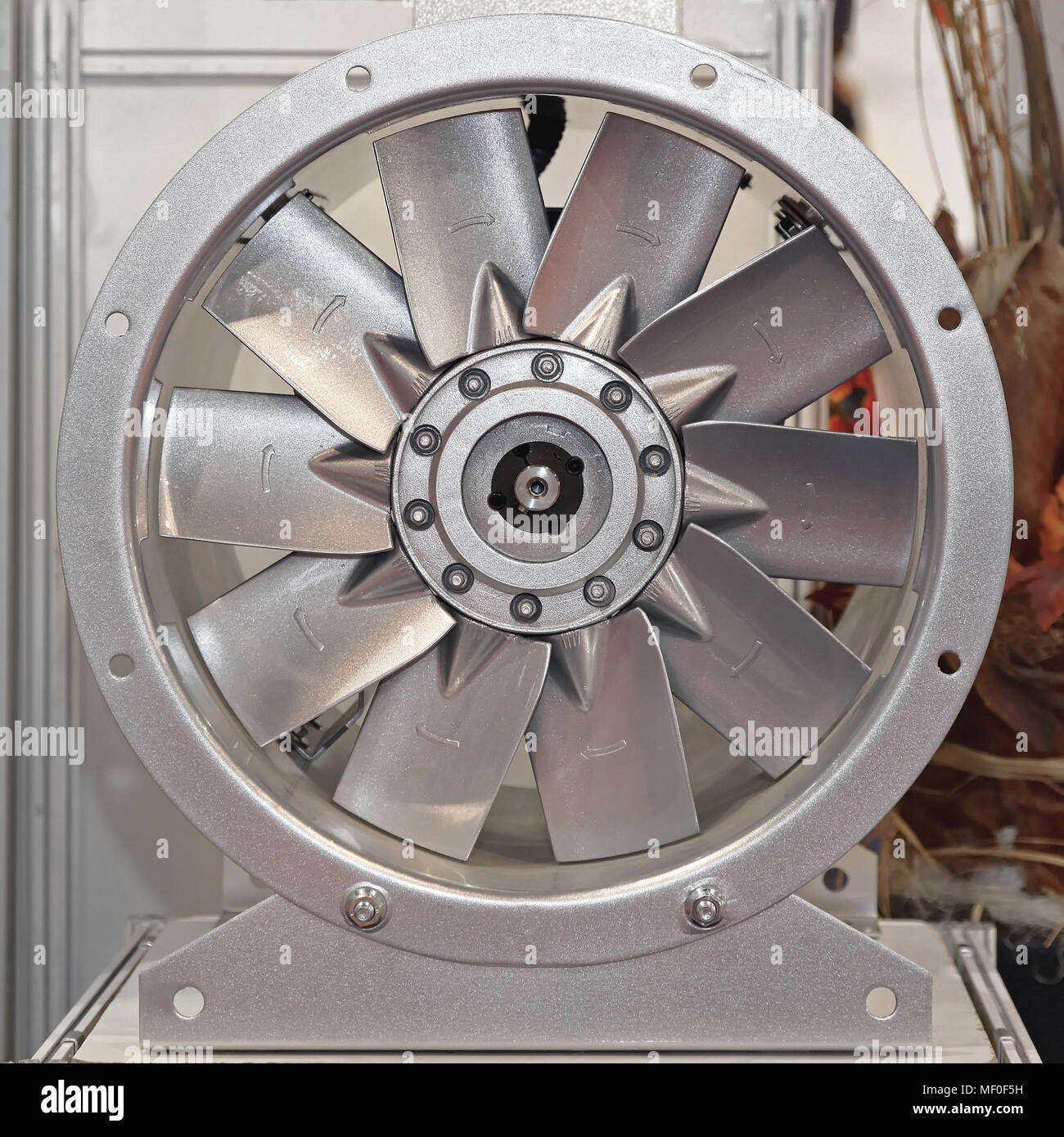 Industrial Axial Fan Blower With Blade Pitch Stock Photo Alamy