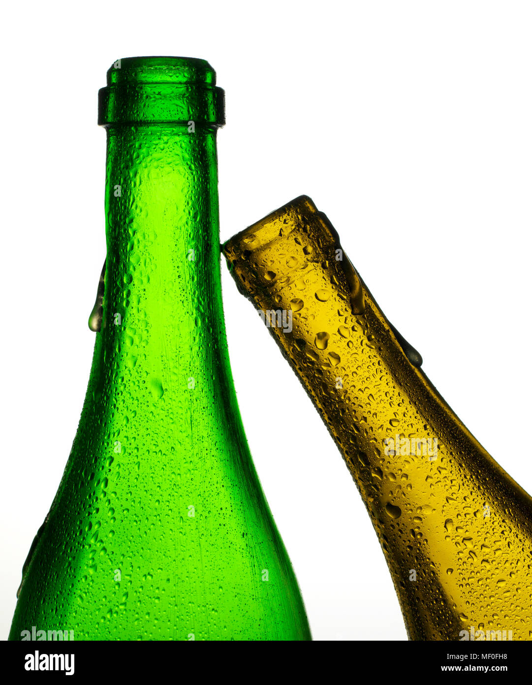 Download Green And Golden Or Yellow Bottle In White Background Stock Photo Alamy Yellowimages Mockups