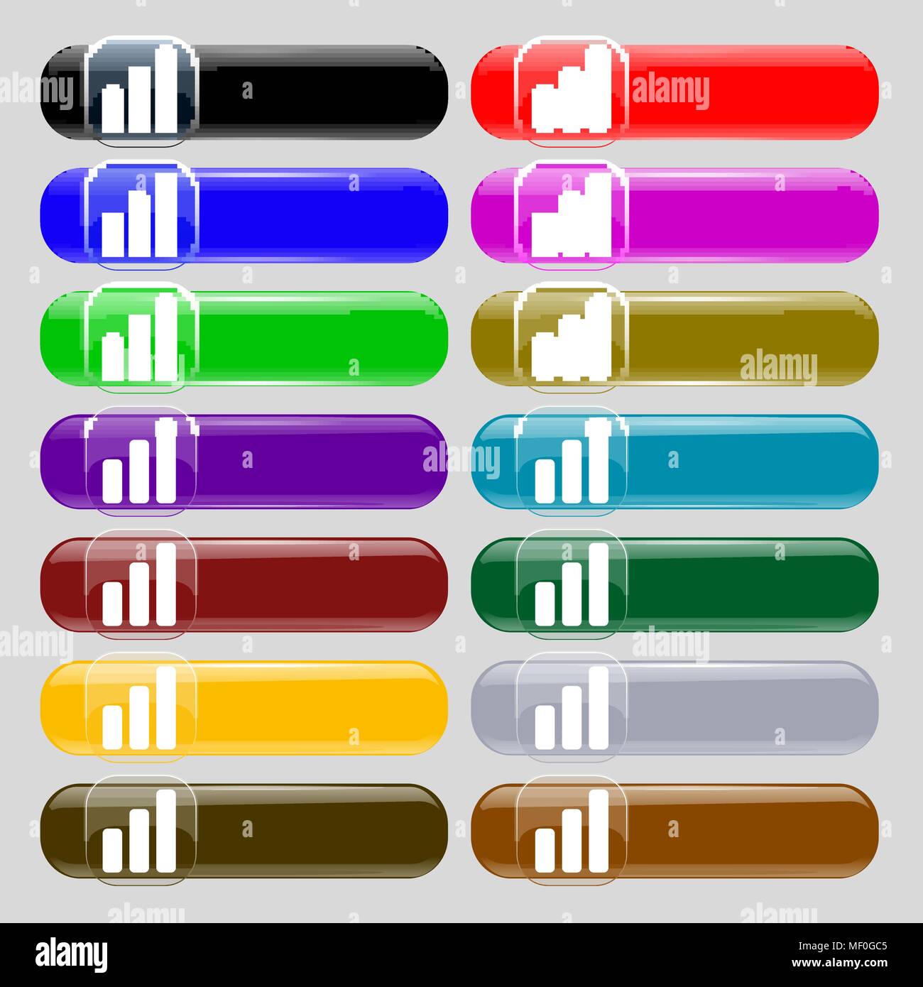 Growth and development concept. graph of Rate icon sign. Set from ...