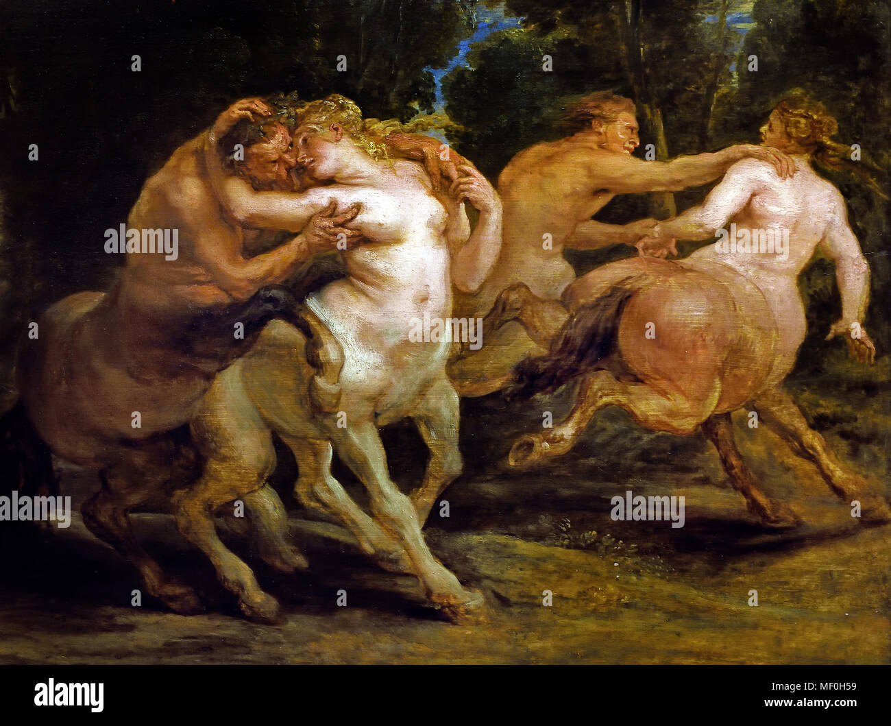 Centaurs kissing 1635 Peter Paul Rubens (1577–1640) Flemish Belgian Belgium Stock Photo