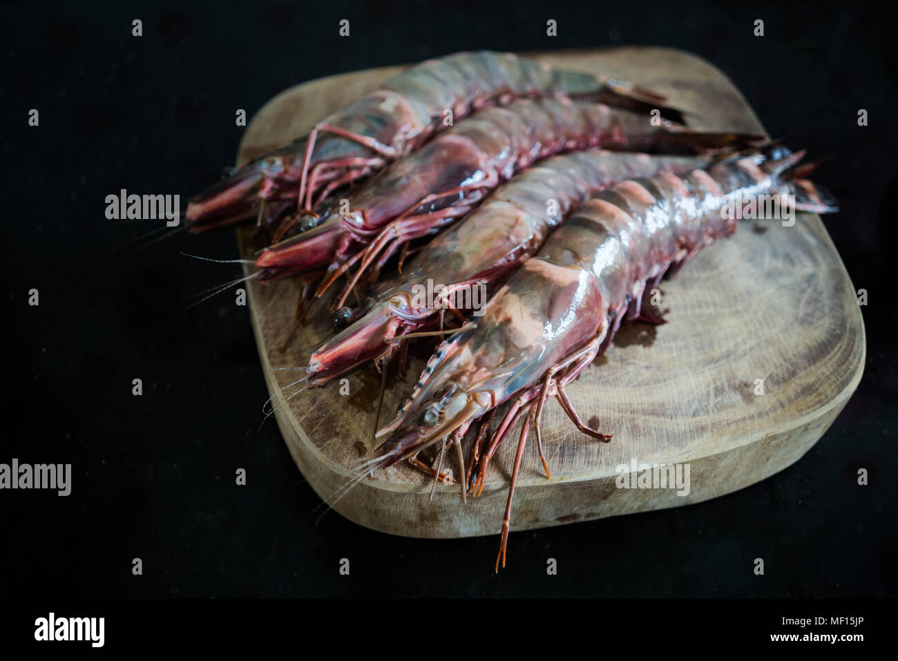 Large King Prawns Stock Photo Alamy