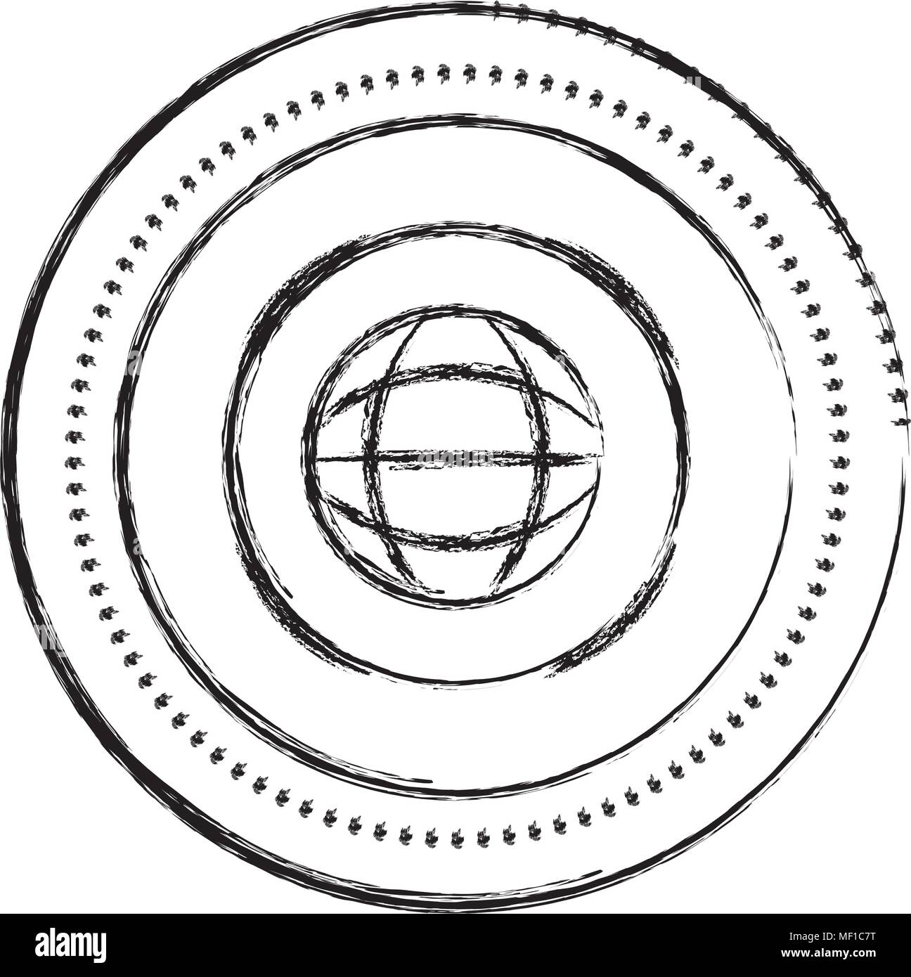 sphere planet isolated icon Stock Vector Image & Art - Alamy