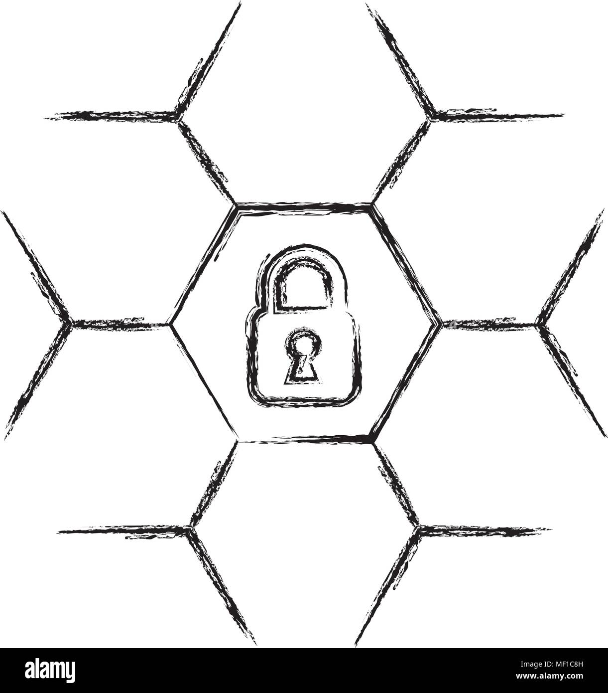 safe secure padlock icon Stock Vector Image & Art - Alamy