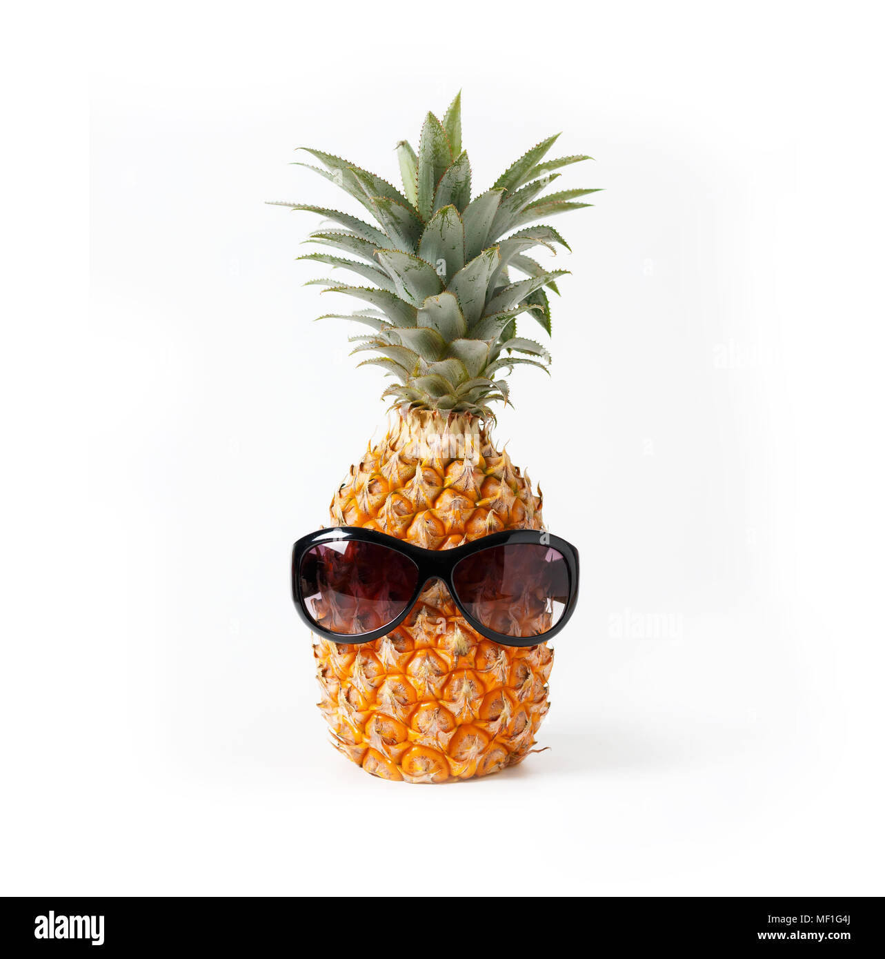 Pineapple in glasses summer concept hi-res stock photography and images -  Alamy
