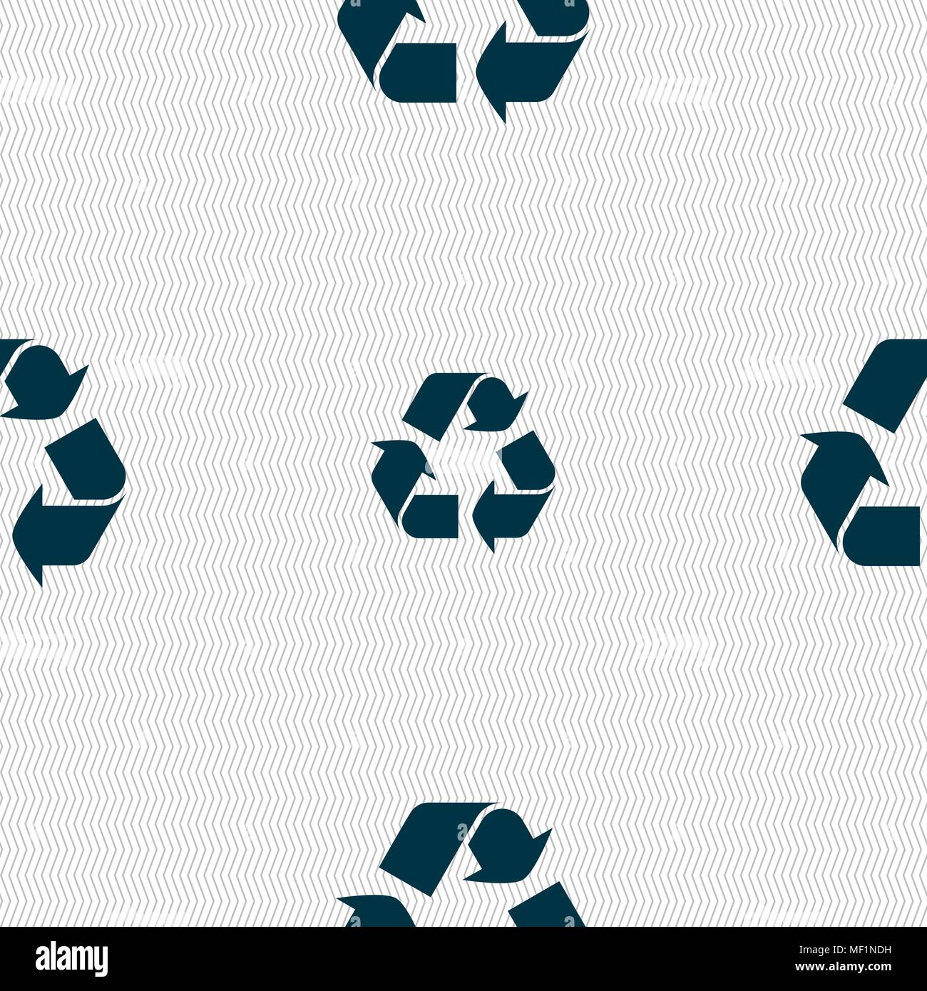 processing icon sign. Seamless pattern with geometric texture. Vector ...