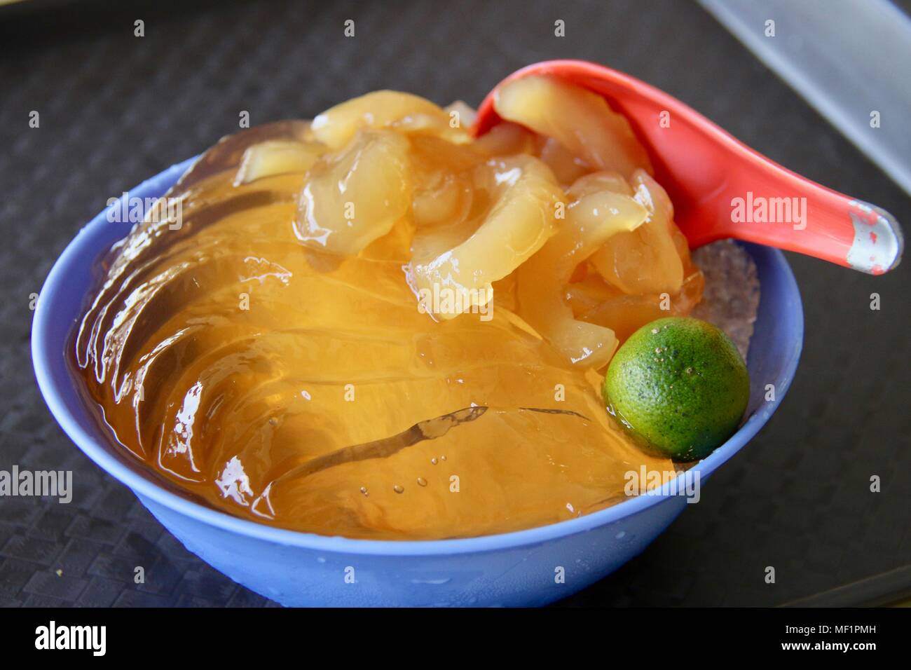 Ice Jelly and Sea Coconut Stock Photo Alamy