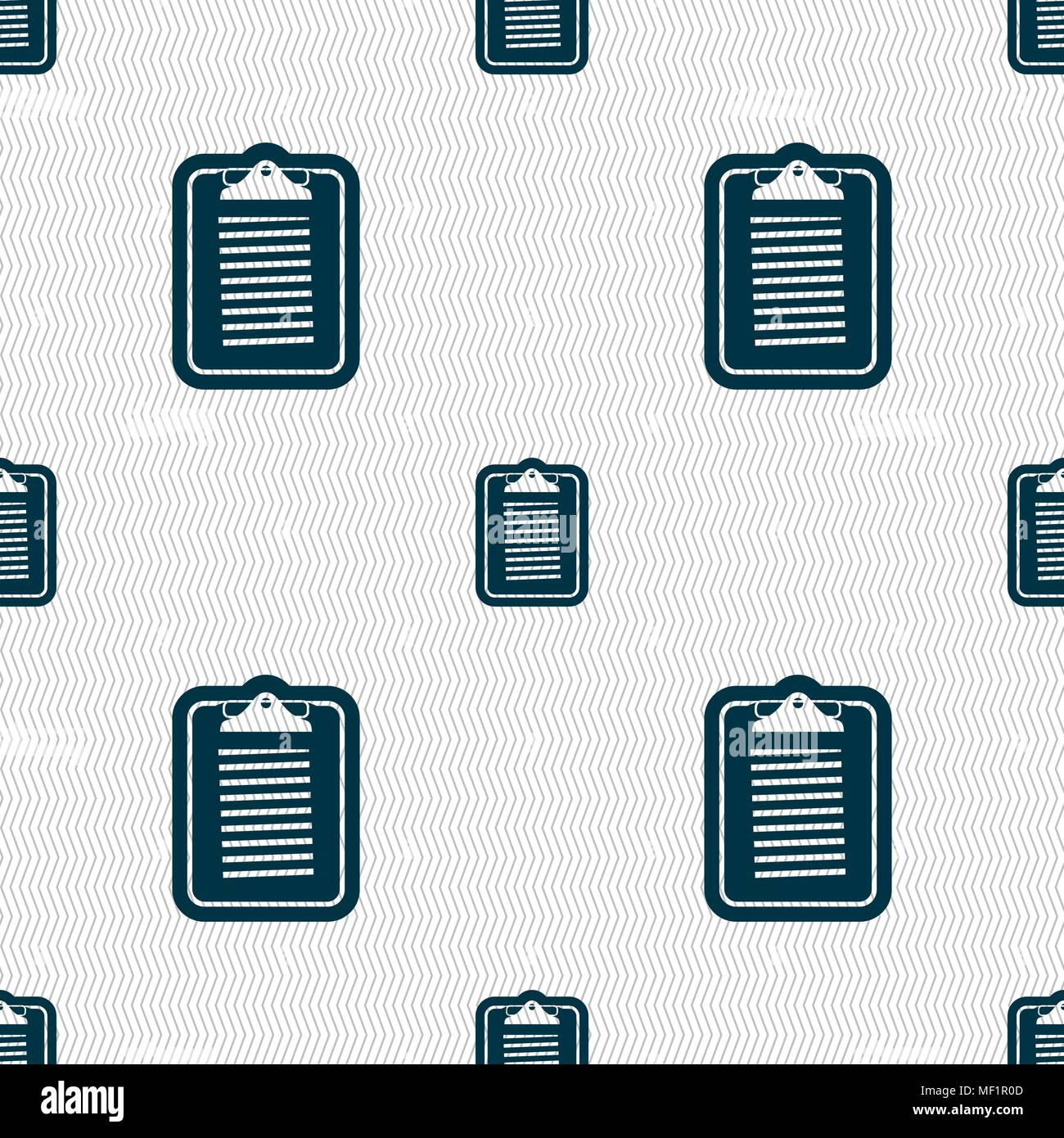 Text file icon sign. Seamless pattern with geometric texture. Vector ...