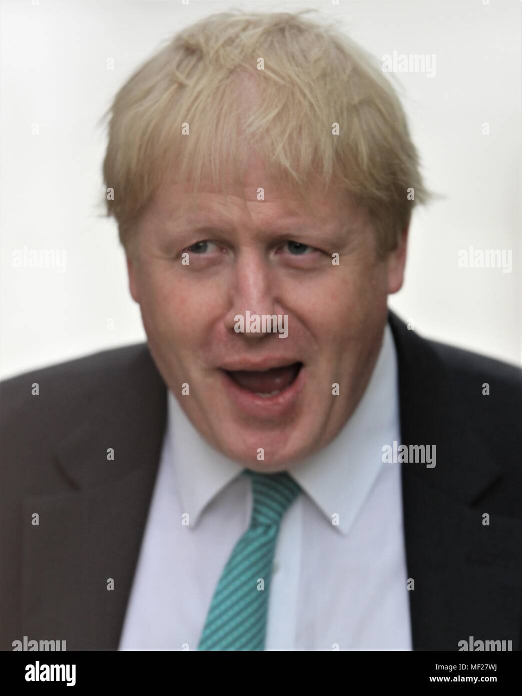 London, UK, 24th April 2018. Boris Johnson Secretary of State for Foreign Affairs arriving to Downing street Credit: WFPA/Alamy Live News Stock Photo