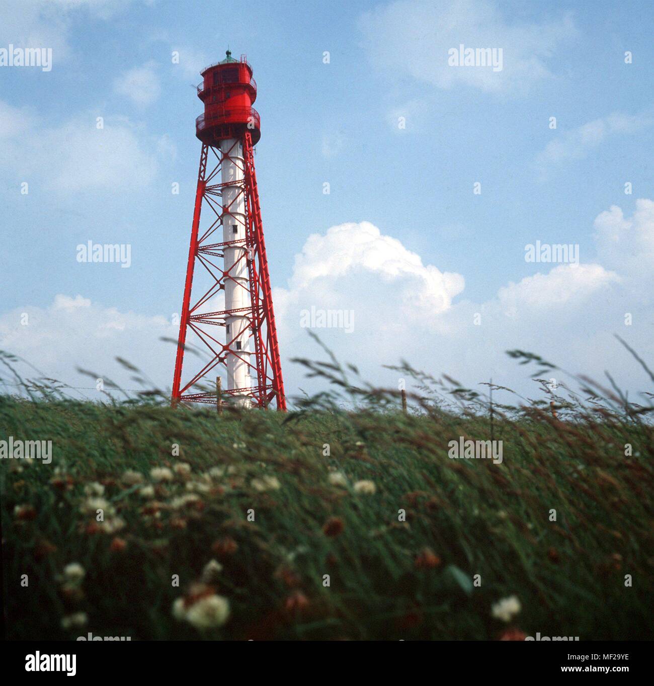 Camp, Deutschland. 30th Nov, 2002. The highest lighthouse on the German coast near Campen in the district of Aurich was built between 1889 and 1892 and has a height of 65 meters. (Undated) | usage worldwide Credit: dpa/Alamy Live News Stock Photo