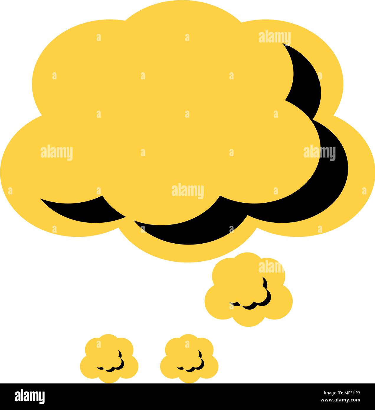 speech cloud icon over white background, colorful design. vector ...