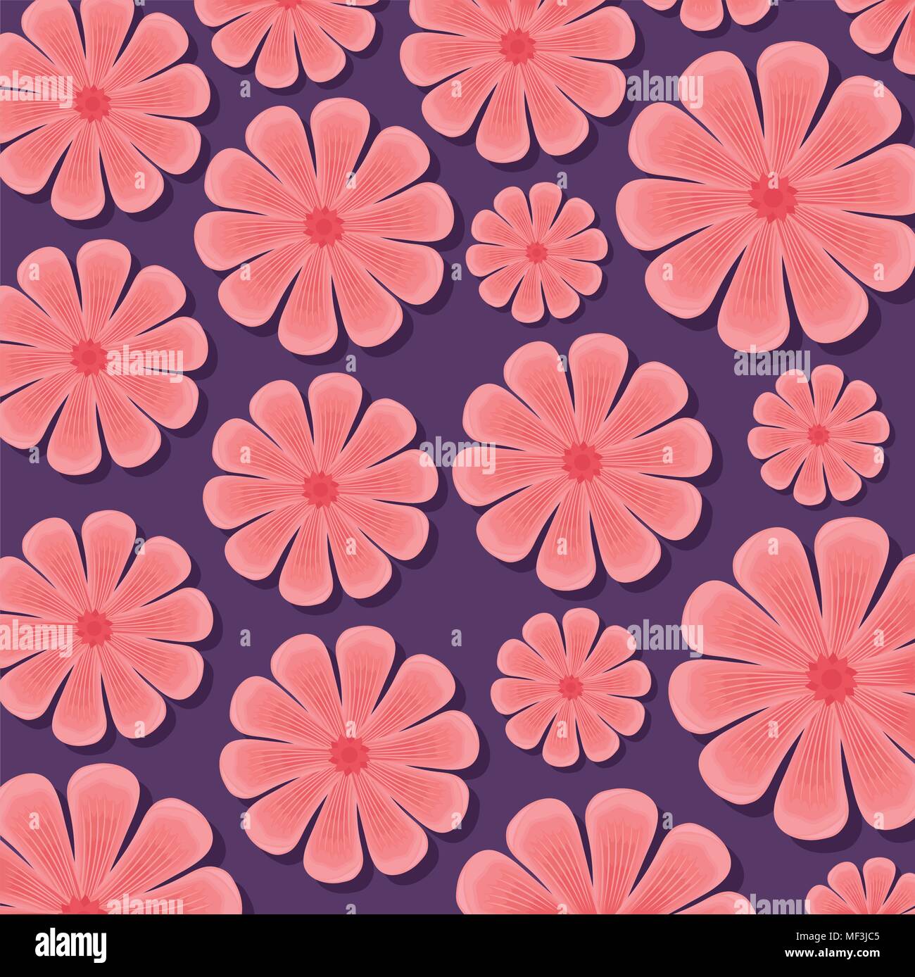 floral background, colorful design. vector illustration Stock Vector ...
