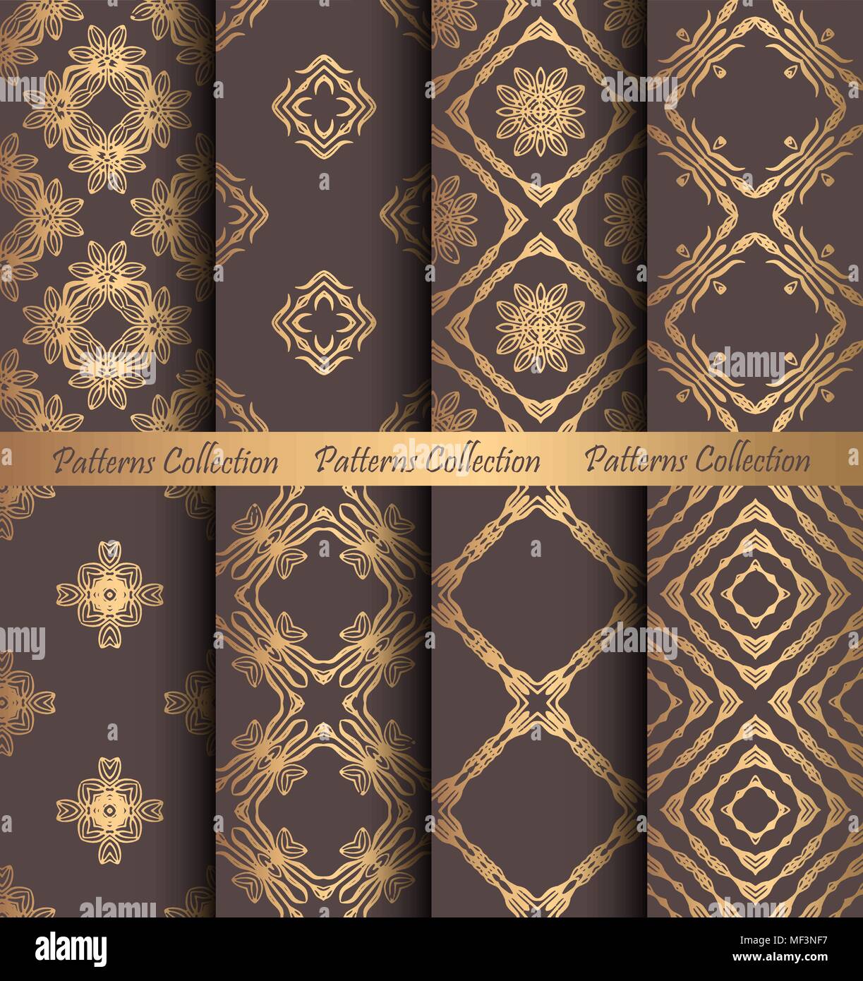 Gold baroque interior design patterns hi-res stock photography and ...