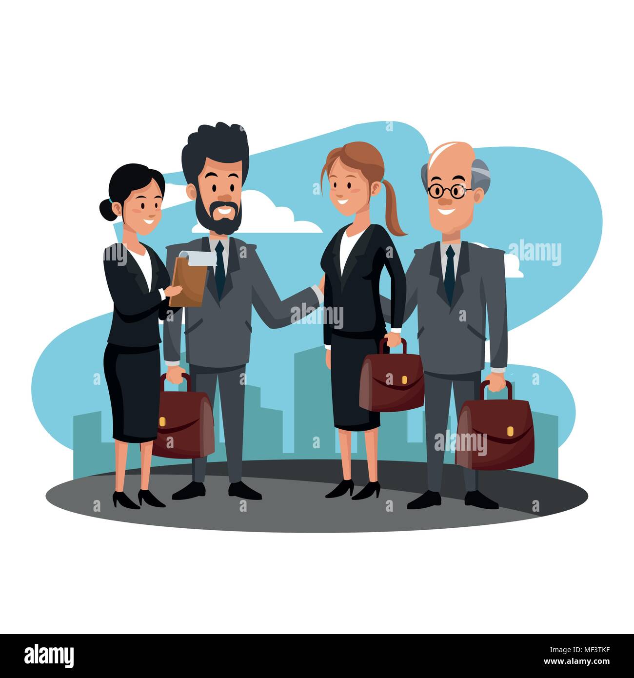 Business people teamwork Stock Vector Image & Art - Alamy