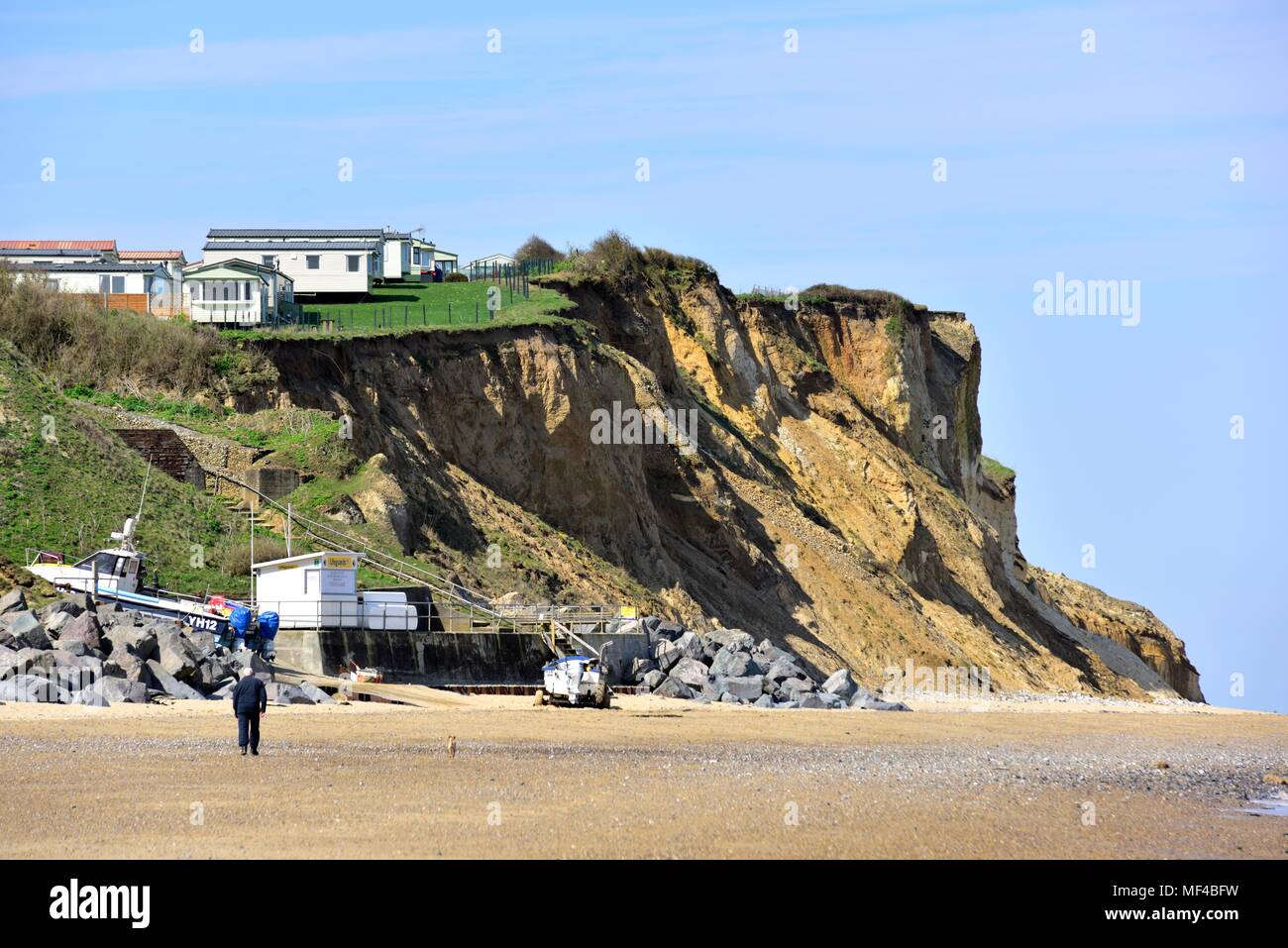 Cliff top caravan park hires stock photography and images Alamy