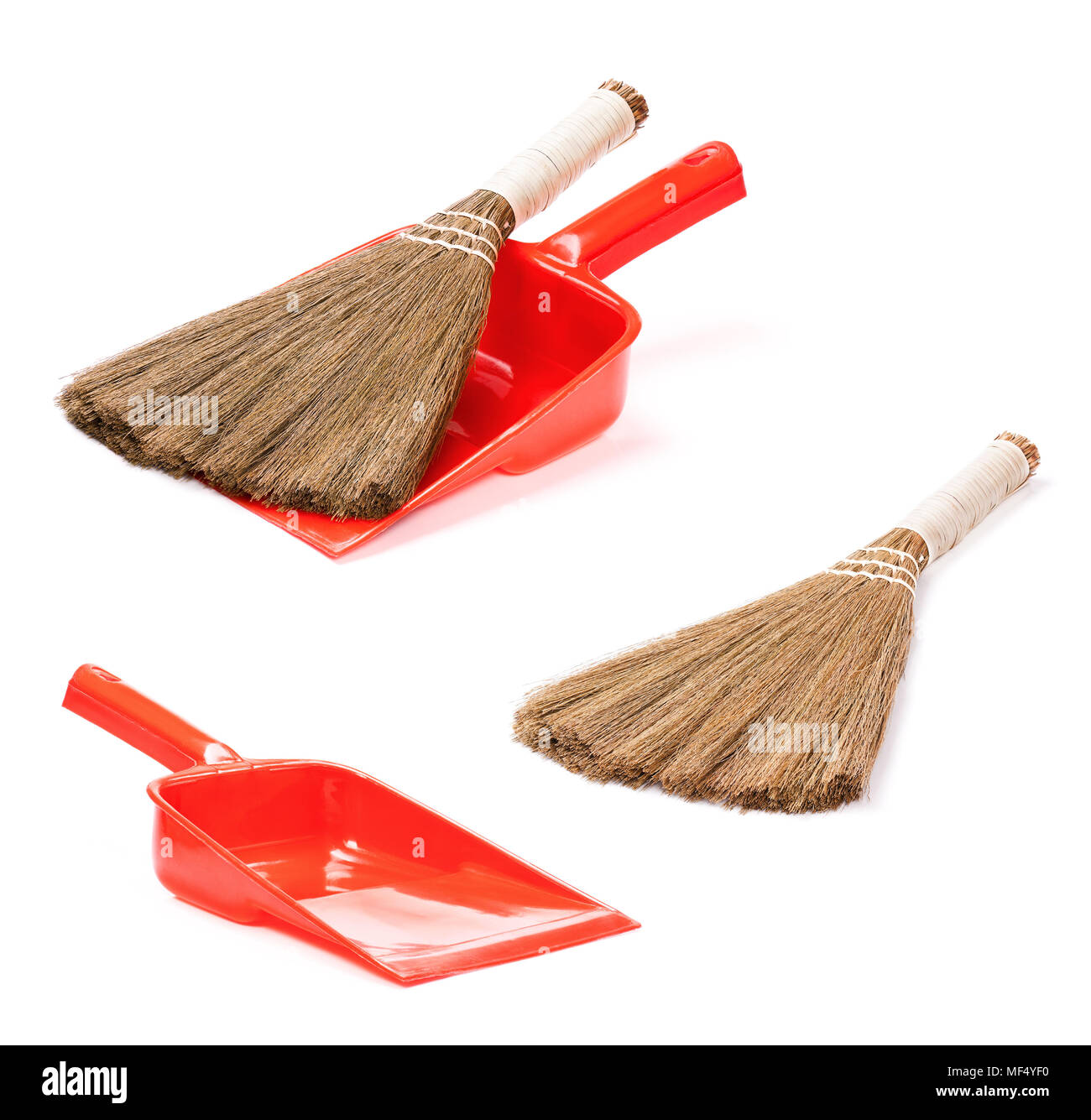 Broom and dustpan set Stock Photo Alamy