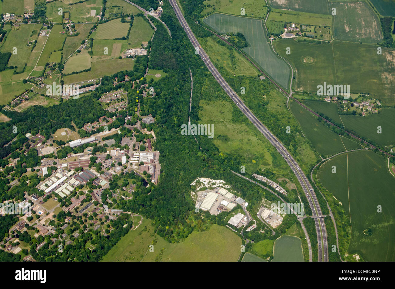 Aerial view of Fort Halstead, home to the Defence Science and