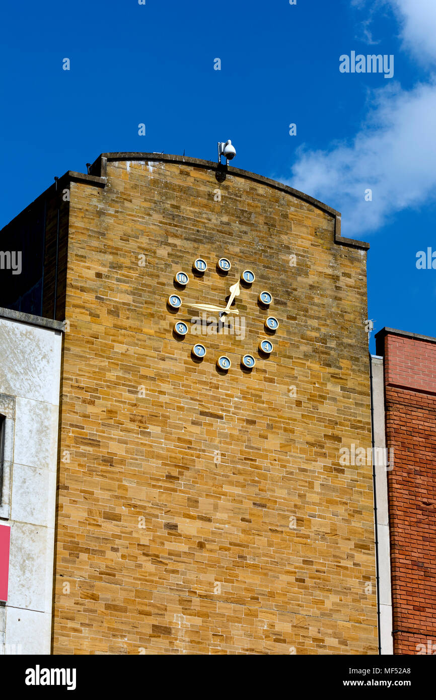 Clock in Market Square, Northampton, Northamptonshire, England, UK Stock Photo Alamy