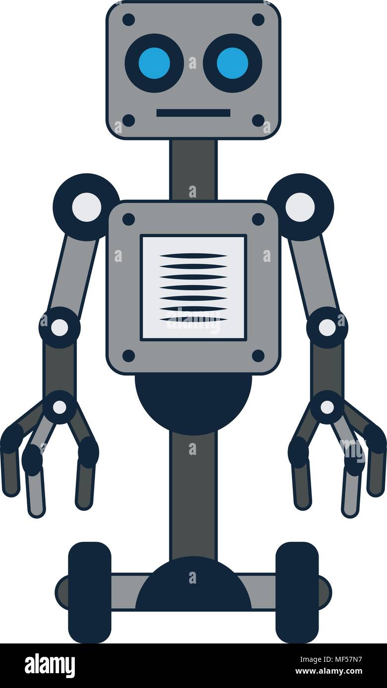 Robot technology cartoon Stock Vector Image & Art - Alamy