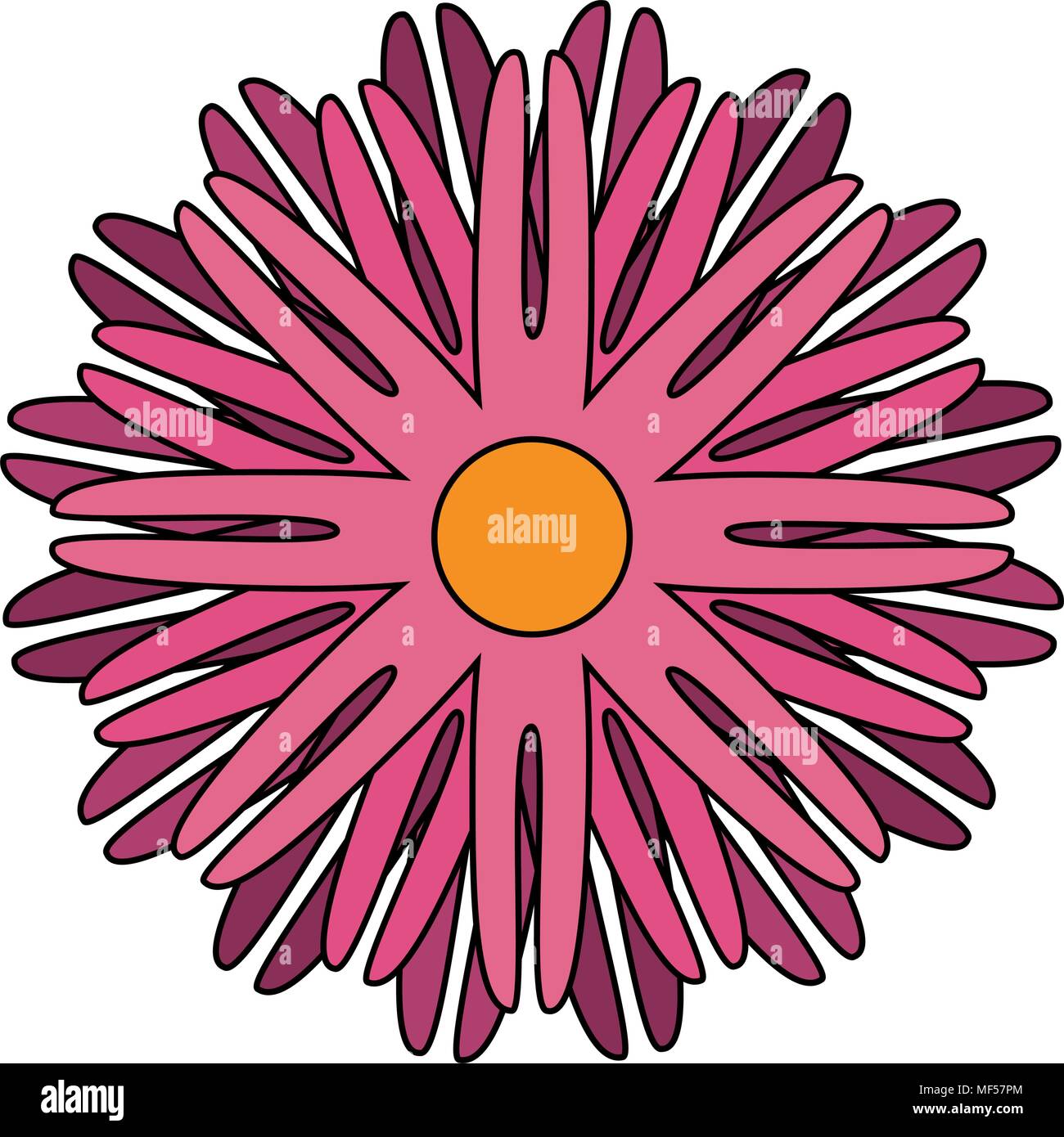 Beautiful flower symbol Stock Vector Image & Art Alamy