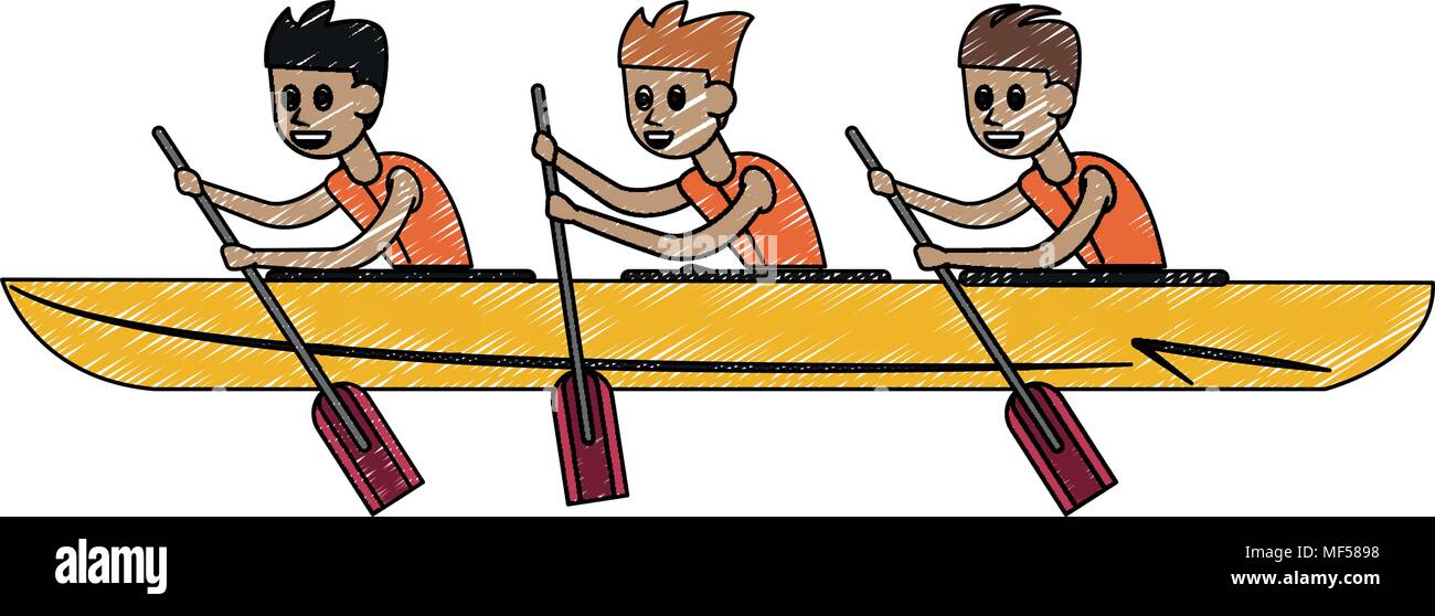 Mens Rowing Stock Vector Images - Alamy