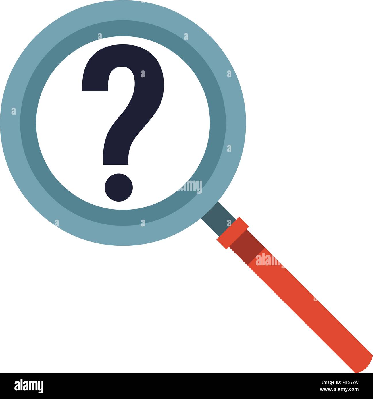 Magnifying glass symbol Stock Vector Image & Art Alamy