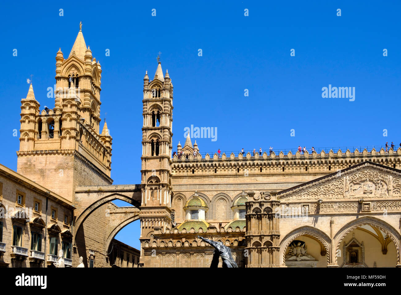 Dom von Palermo, die Kathedrale Maria Santissima Assunta, Palermo, Sizilien, Italien Stock Photo