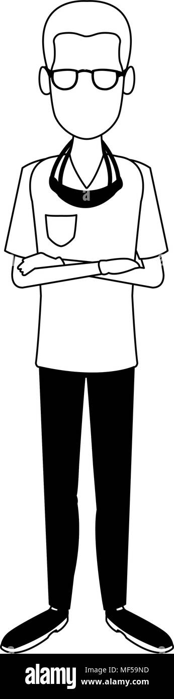 Dentist Male Cartoon On Black And White Stock Vector Image Art Alamy dentist-male-cartoon-on-black-and-white-stock-vector-image-art-alamy