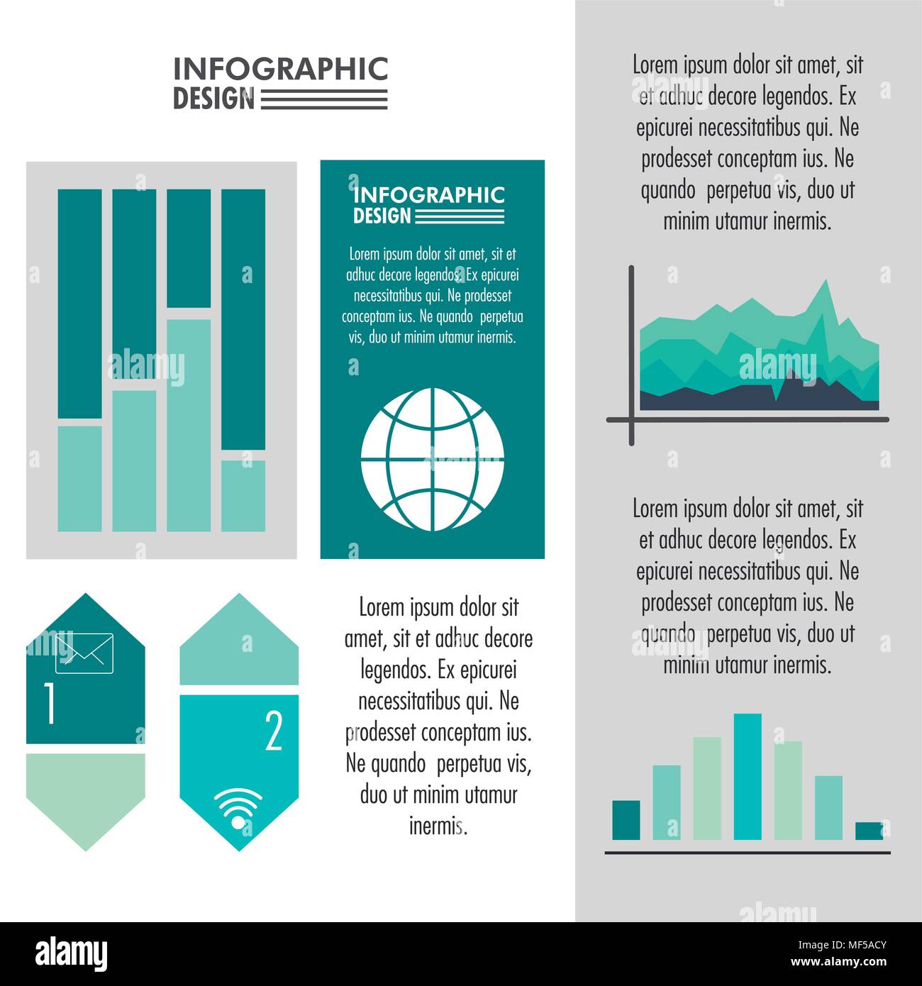 Infographic with statistics design Stock Vector Image & Art - Alamy