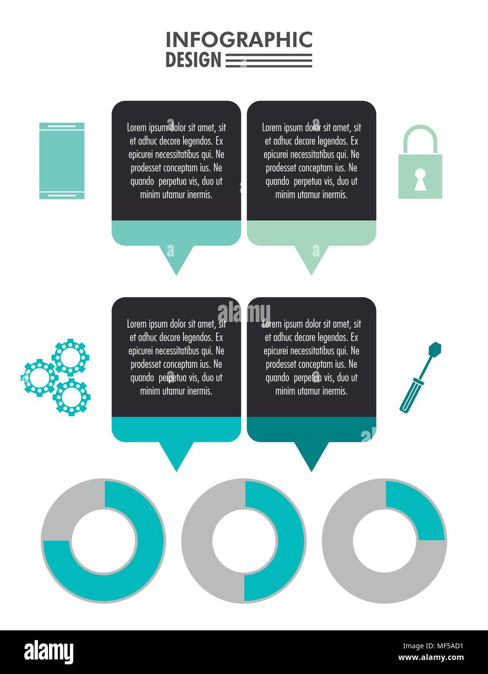 Technology Infographic with statistics design Stock Vector Image & Art ...