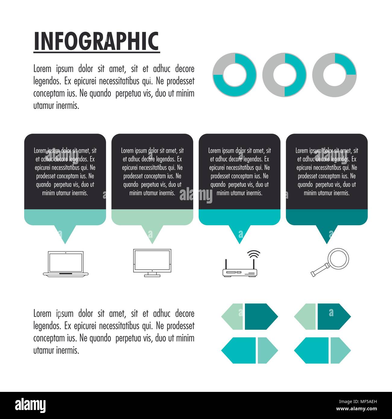Technology Infographic with statistics design Stock Vector Image & Art ...