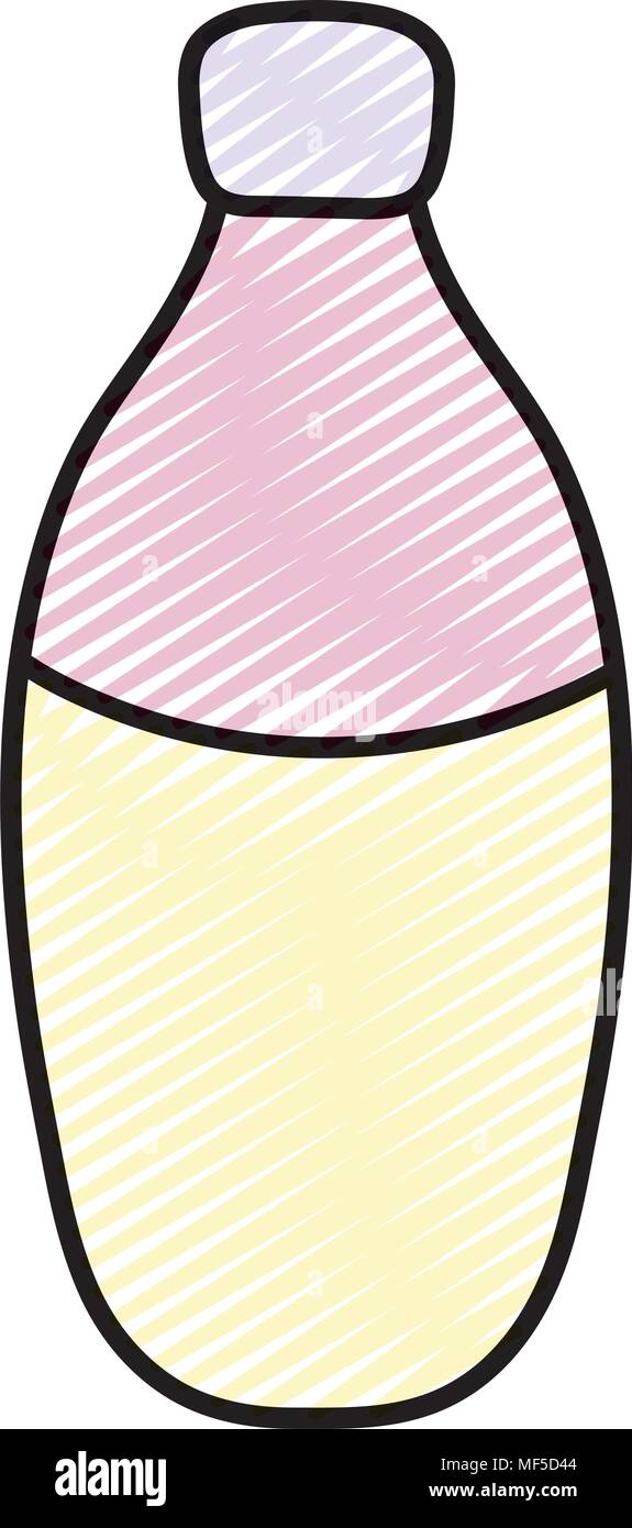 doodle nice glass bottle clean object Stock Vector Image & Art - Alamy