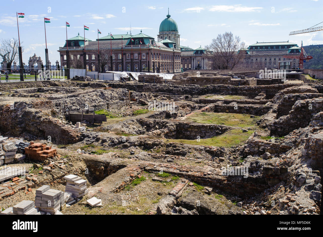 Buda castle ruins hi-res stock photography and images - Alamy