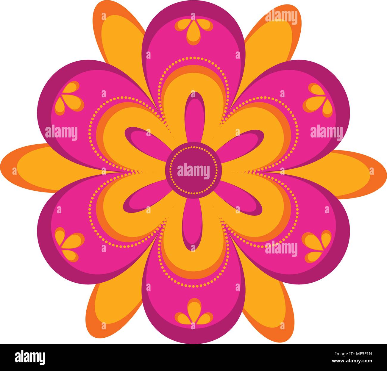 Cute flower icon Stock Vector Image & Art - Alamy