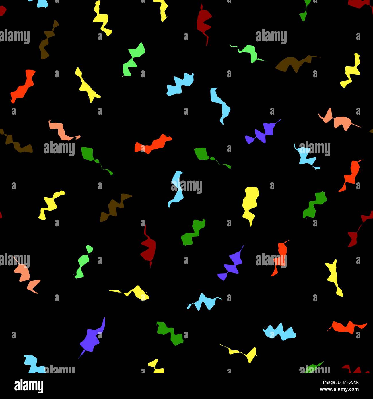 Colorful Grunge Seamless Pattern Stock Vector