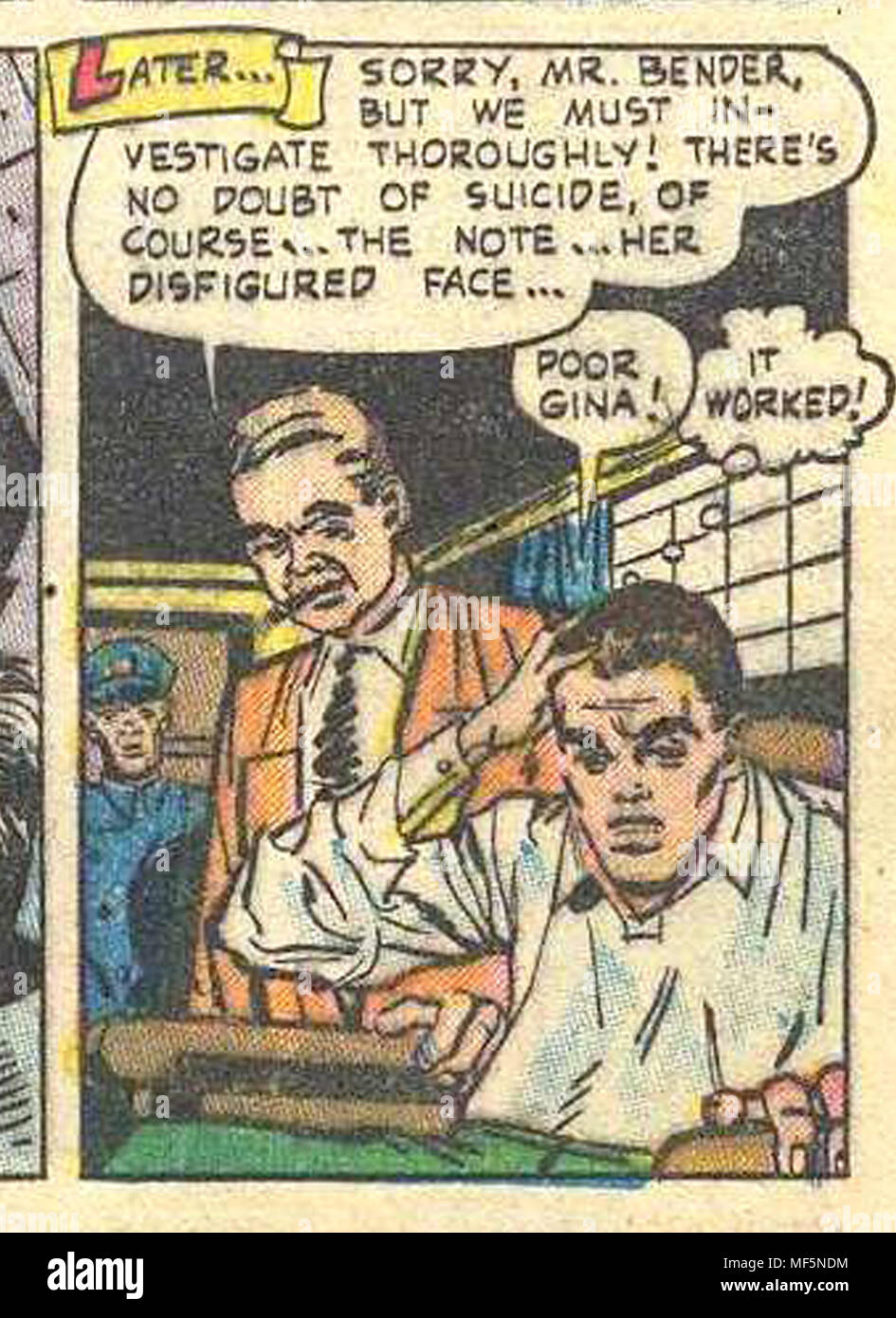 Cool Comic Art Panel With A Horror Theme Taken From Vintage Comics Adventures In Full Colour Various Images Available We Have Over 3000 Comic Book Images To Choose From Stock Photo Alamy